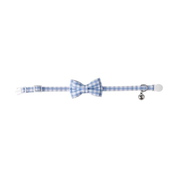 AIITLE Collar de gato con bonita pajarita y campana