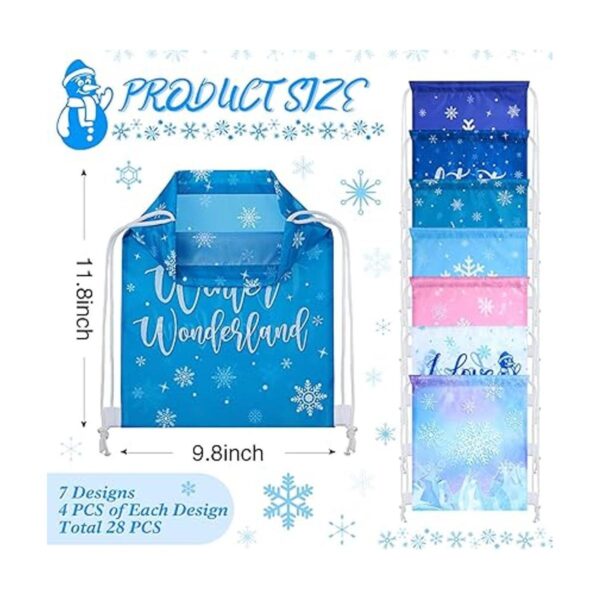 Bolsas de recuerdos de fiesta de Frozen para invierno_3