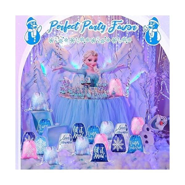 Bolsas de recuerdos de fiesta de Frozen para invierno_2