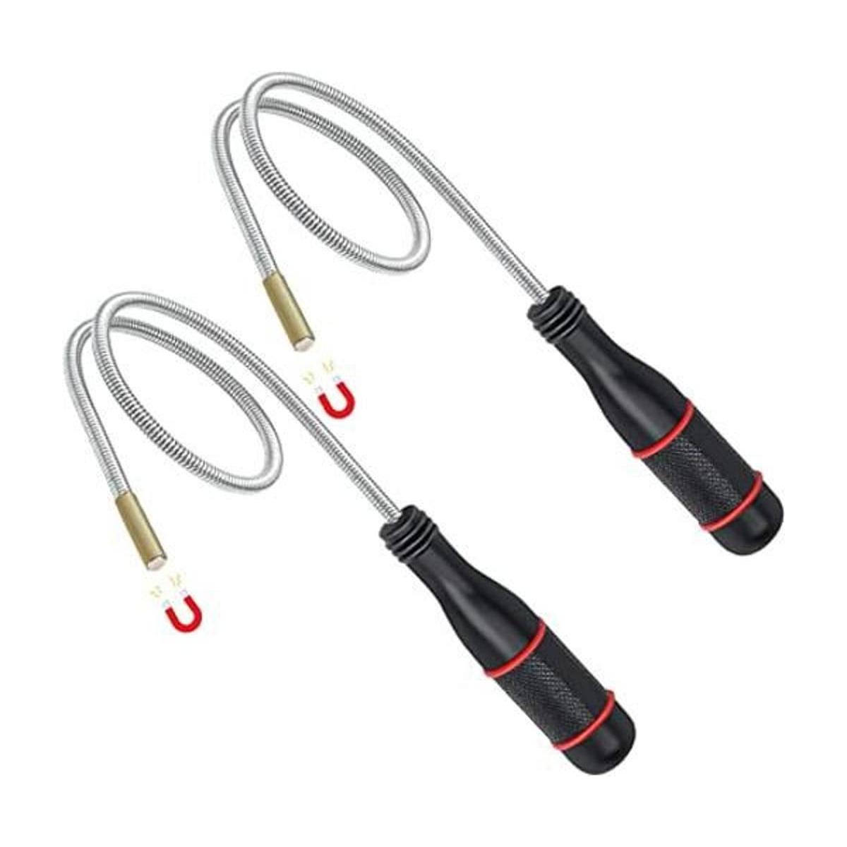 2 herramientas de recogida magnética flexible herramienta
