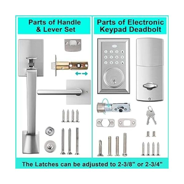 NeuType Cerradura electrónica sin llave para puerta de_4