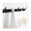 5 ganchos para toallas de baño color negro mate_3