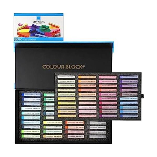 COLOUR BLOCK 80 pasteles suaves para artistas juego de_1