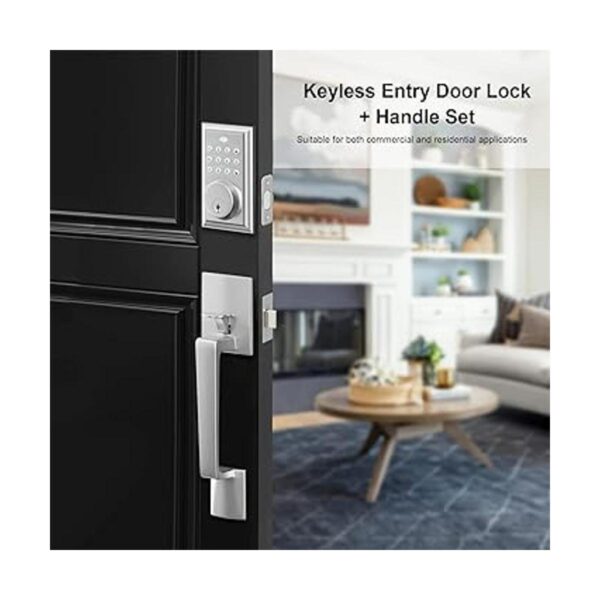 NeuType Cerradura electrónica sin llave para puerta de_6