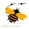 6 piezas de adornos de abejas abejorro abejorro