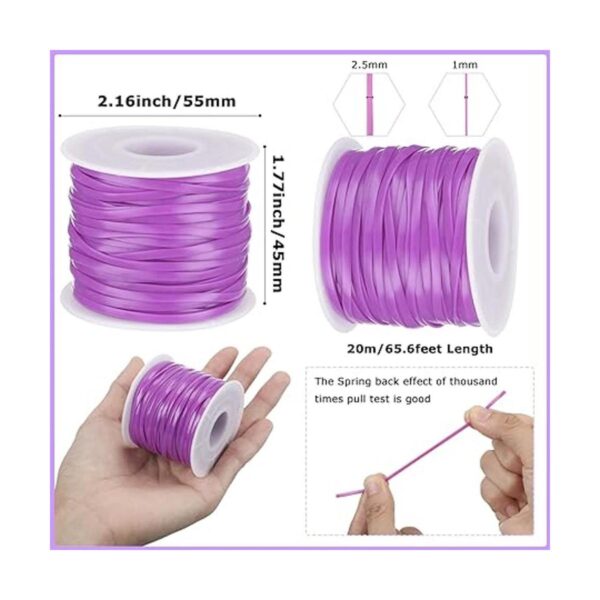 32 rollos de cuerda de cordón de plástico para niños_3