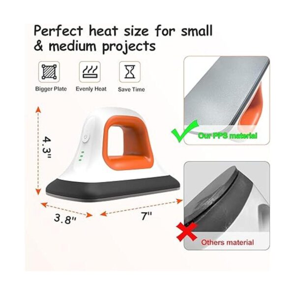 Mini Heat Press Machine Portable Iron Heat Transfer_4