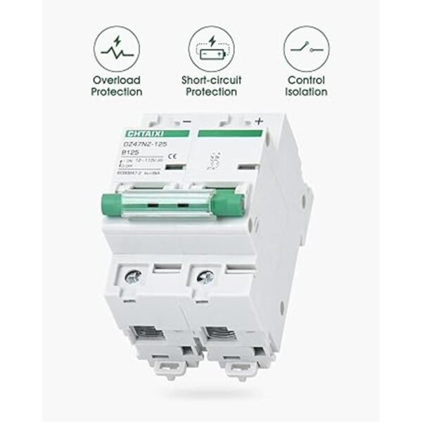 Chtaixi Disyuntor miniatura de 12 V110 V CC protector de_3