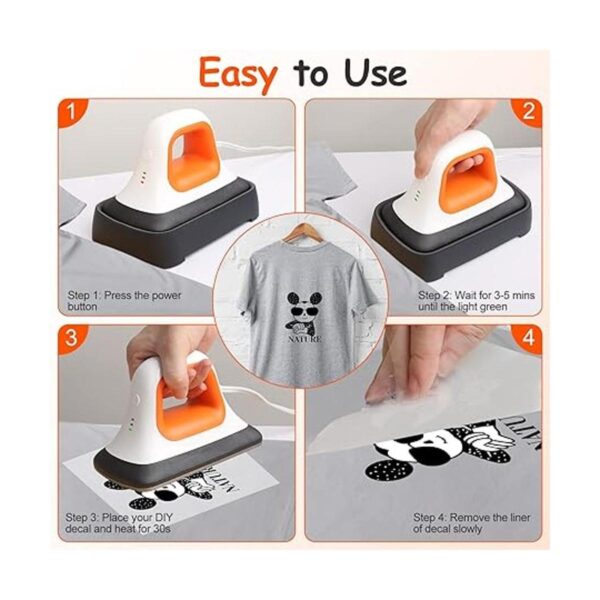 Mini Heat Press Machine Portable Iron Heat Transfer_5