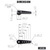 AGFRC 25T CNC Micro servo bocina de metal para A20CLS