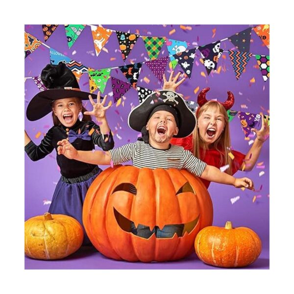 32 piezas de tela de Halloween de 10 x 10 pulgadas tela_5