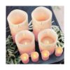 Furora LIGHTING Velas LED de color oro rosa paquete de 8_2