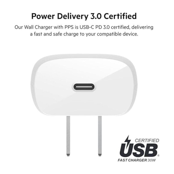 Belkin Cargador de pared USB C de 30 W con PPS_5