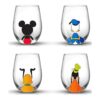 JoyJolt Disney Mickey Mouse Squad Collection Vasos de vino