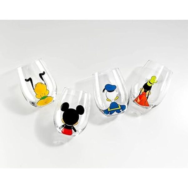 JoyJolt Disney Mickey Mouse Squad Collection Vasos de vino