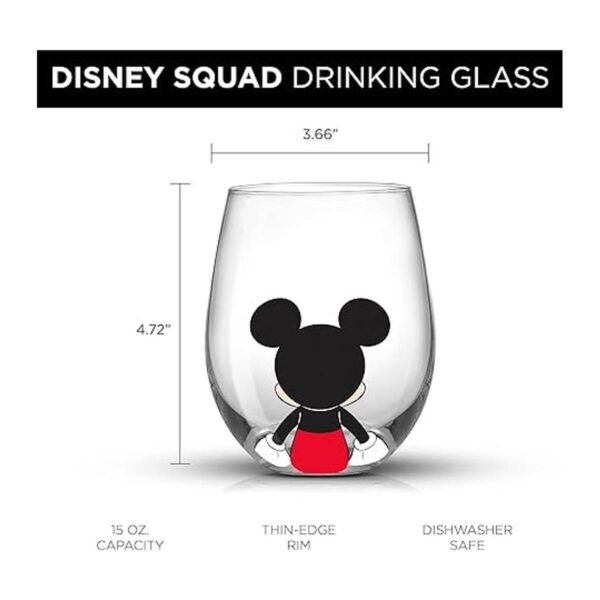 JoyJolt Disney Mickey Mouse Squad Collection Vasos de vino