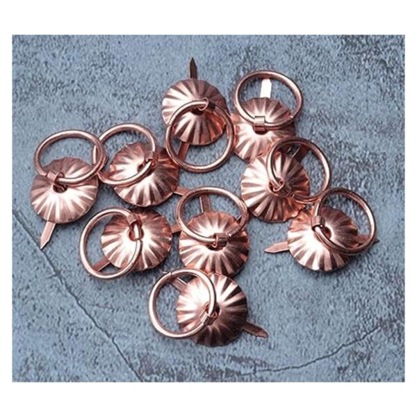 Ruwado 40 sujetadores de metal con anillos de tracción