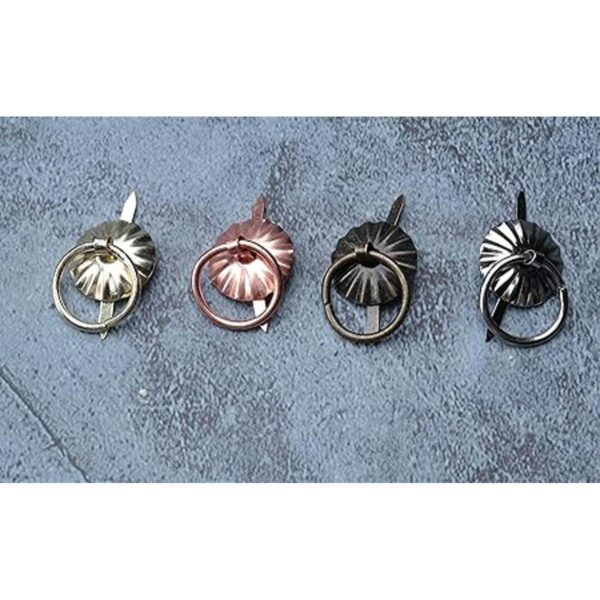 Ruwado 40 sujetadores de metal con anillos de tracción