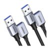 UGREEN Paquete de 2 cables de extensión USB 10 pies 10