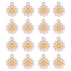 KitBeads 100 dijes de flores blancas con diseño de