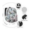 Mochila de tortuga marina para mujeres y niñas de 17