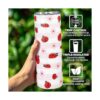 Regalos de mariquita para mujeres y niñas lindo vaso