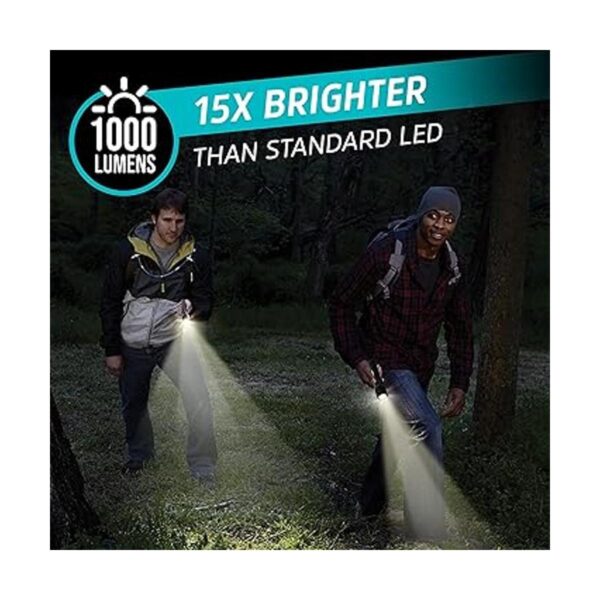 ENERGIZER Linterna LED recargable X1000 capacidad de