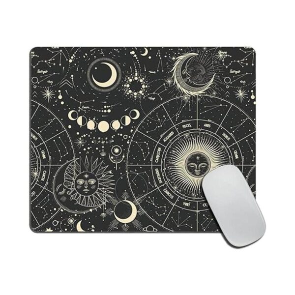 Juego de alfombrillas para mouse con diseño celestial de_6