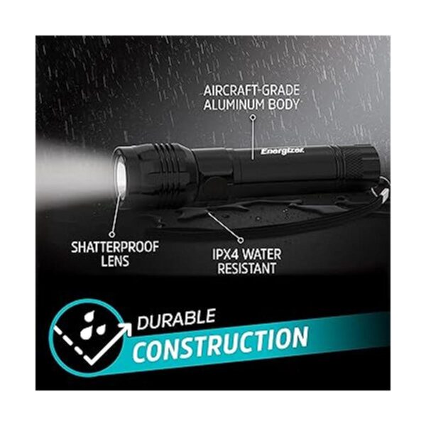 ENERGIZER Linterna LED recargable X1000 capacidad de