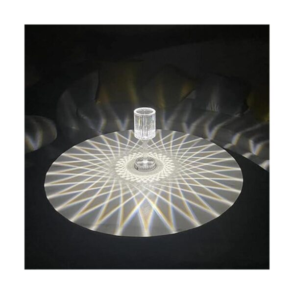 Leroxo Lámpara de mesa de cristal portátil lámpara_2