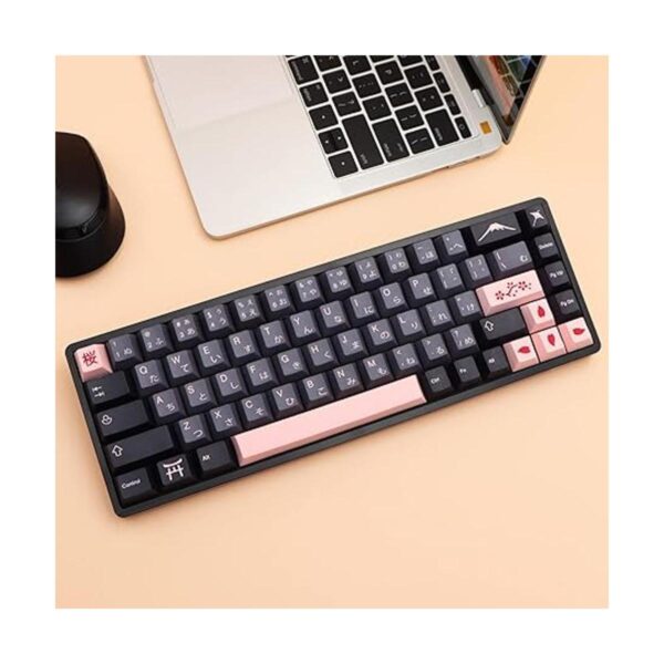 MOLGRIA Keycaps Juego de 136 Sakura nocturna para teclado_3