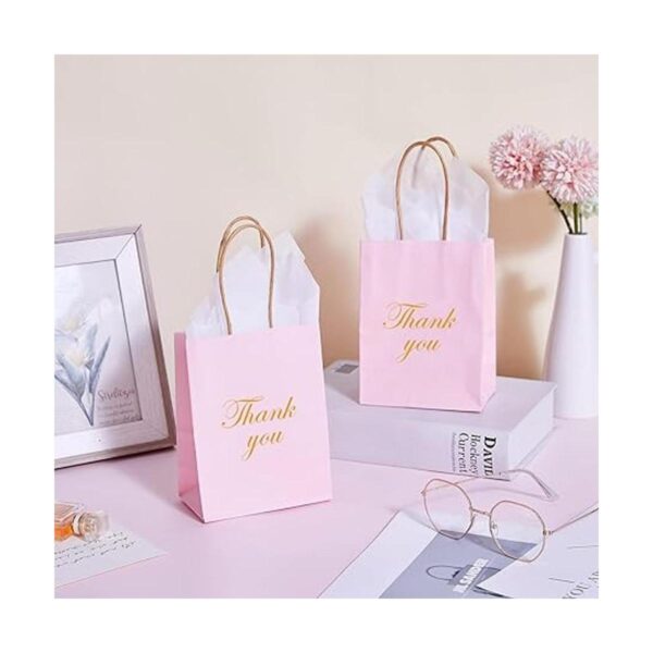 DjinnGlory Paquete de 60 mini bolsas de regalo de papel