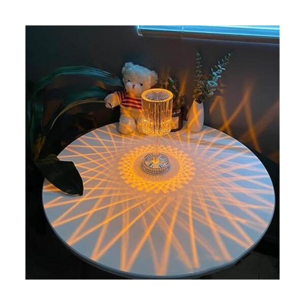 Leroxo Lámpara de mesa de cristal portátil lámpara_3