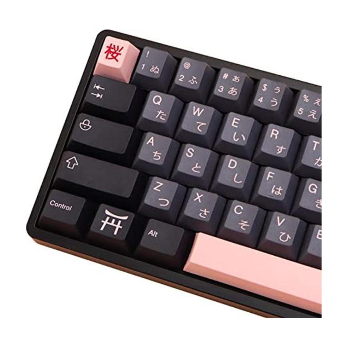 MOLGRIA Keycaps Juego de 136 Sakura nocturna para teclado