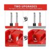 Huazu Adaptador de batería para Milwaukee paquete de 2_3