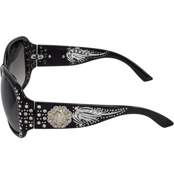 Rodeo Queen 2 pares de lentes de sol tachonados para