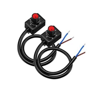 KEYGMA Perilla LED de 0110 V CC 2 unidades sin_1