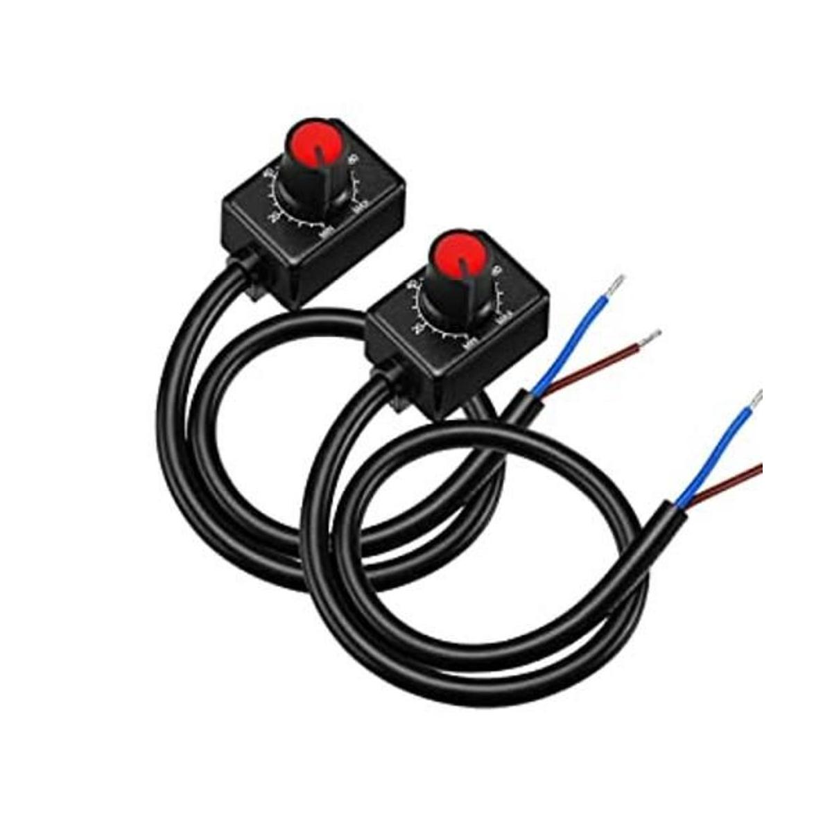 KEYGMA Perilla LED de 0110 V CC 2 unidades sin