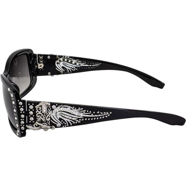 Rodeo Queen 2 pares de lentes de sol tachonados para