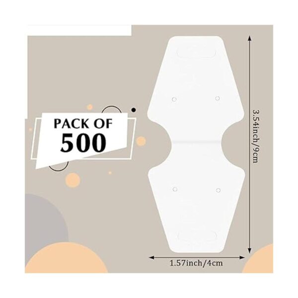 500 tarjetas de exhibición para collares tarjetas