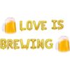 KUNGOON Love is Brewing Globos dorados con temática de_1