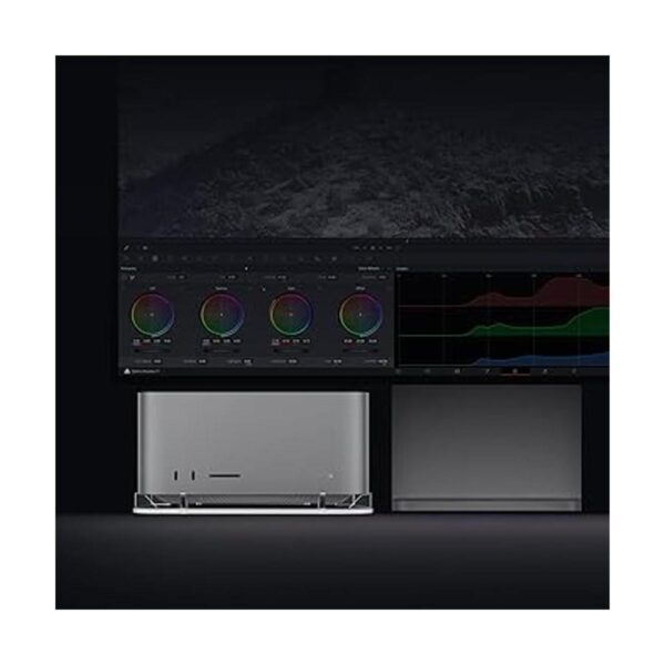 CaSZLUTION Soporte de escritorio acrílico para Mac Studio_6