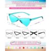 20 pares de lentes de sol triangulares sin montura de_2