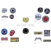 LUXPA Juego de rock 1 bandas de roca punk Punch Parche_5
