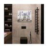 Decoración de baño de granja arte de pared de lavanda_6