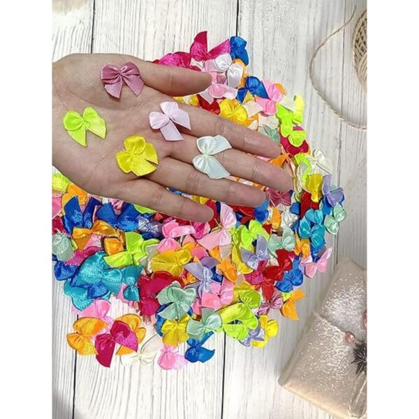 FavoritBow 300 lazos de cinta multicolor pequeños para_3