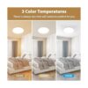 BrightHome Lámparas de techo LED de montaje empotrado_2