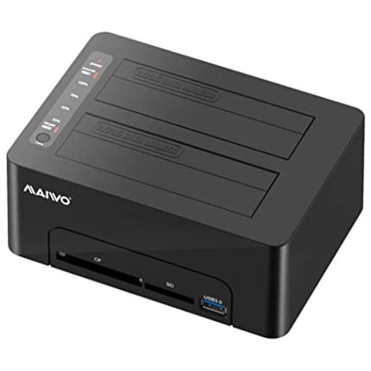 MAIWO Estación de acoplamiento de disco duro externo USB