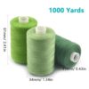 Hilo de coser de 10 colores uso industrial 1000 yardas