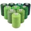 Hilo de coser de 10 colores uso industrial 1000 yardas